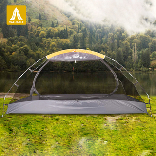 Construction Simple extérieure de tente unique moustiquaire Portable léger étanche résistant aux insectes respirant randonnée Camping